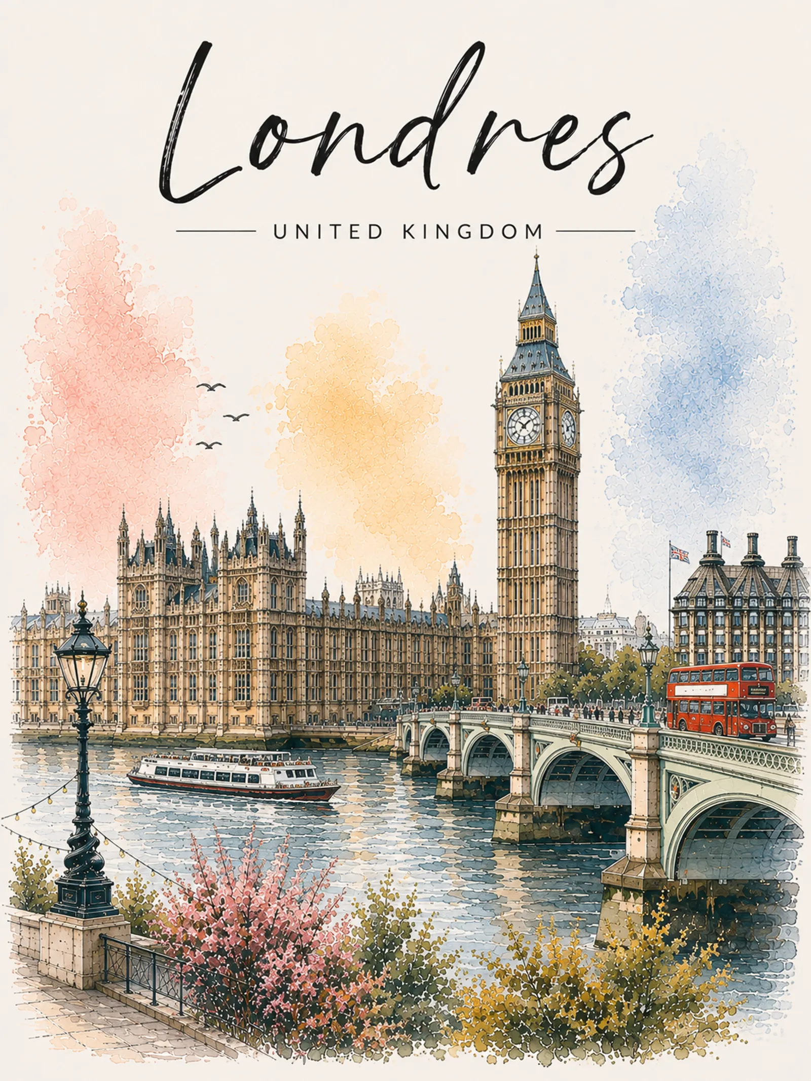 London illustration, Golden Hour collection