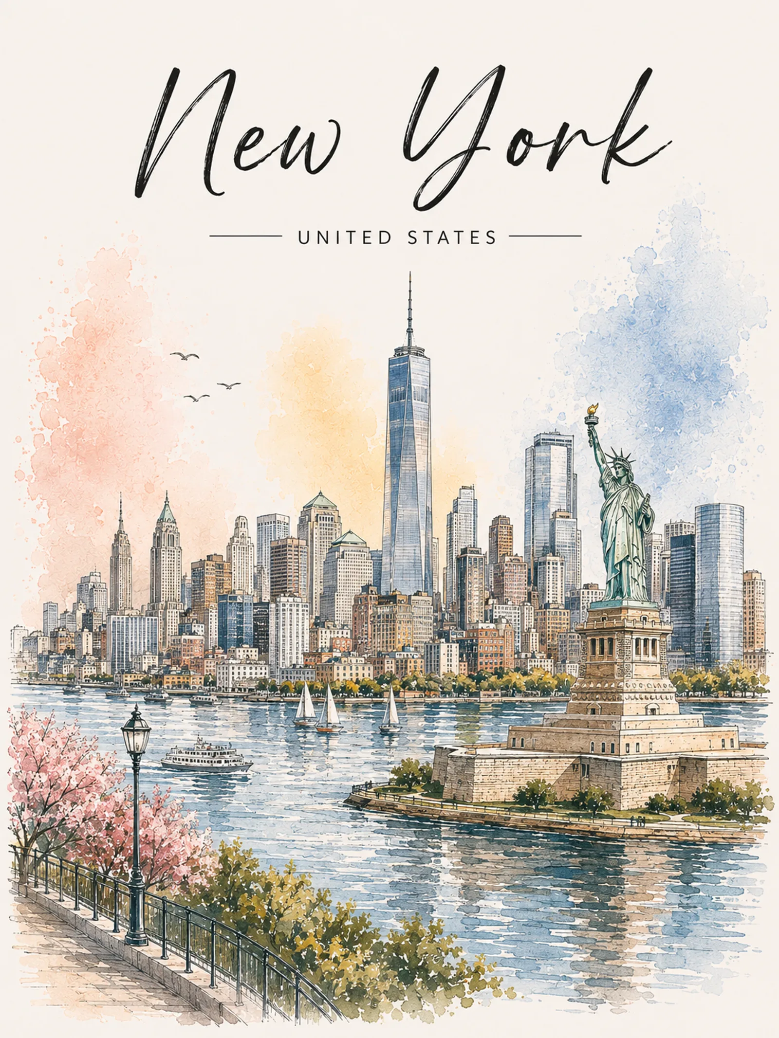 New York illustration, Golden Hour collection